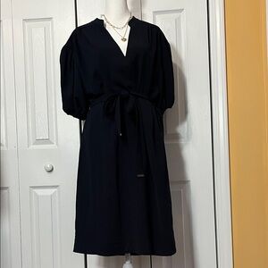 Tommy Hilfiger Elegant dark Navy Dress with belt
